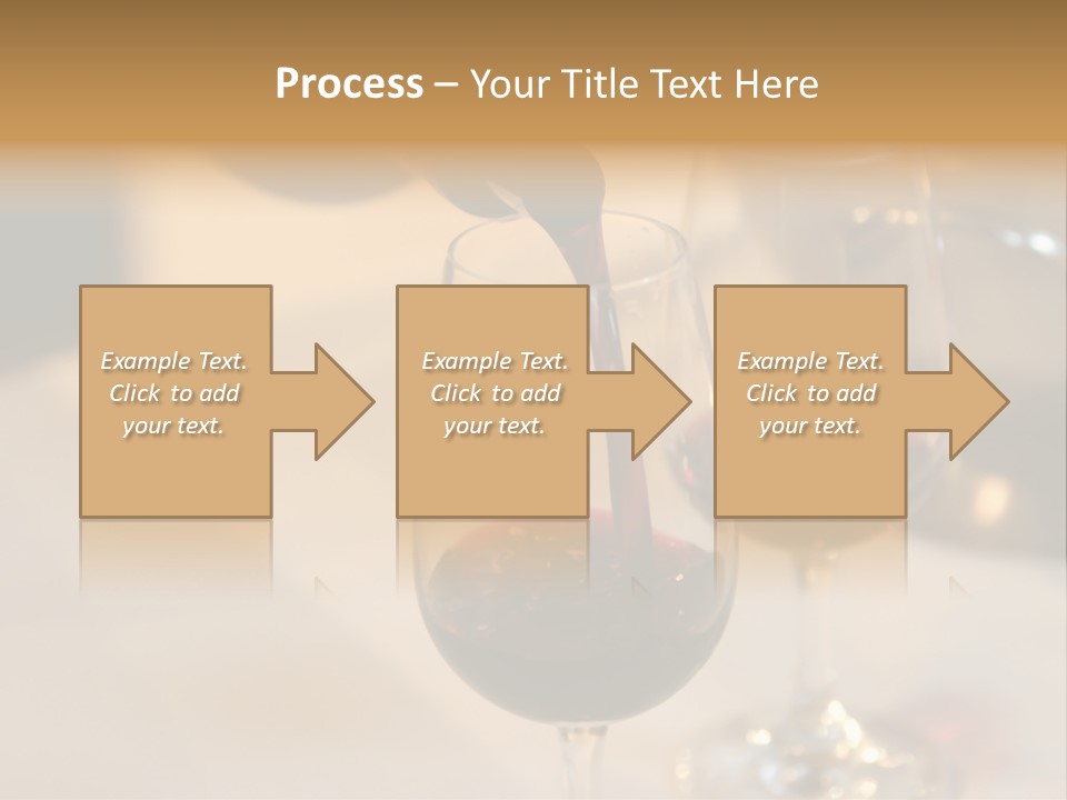Two Glasses Being Filled With Red Wine At A Tasting Event PowerPoint Template
