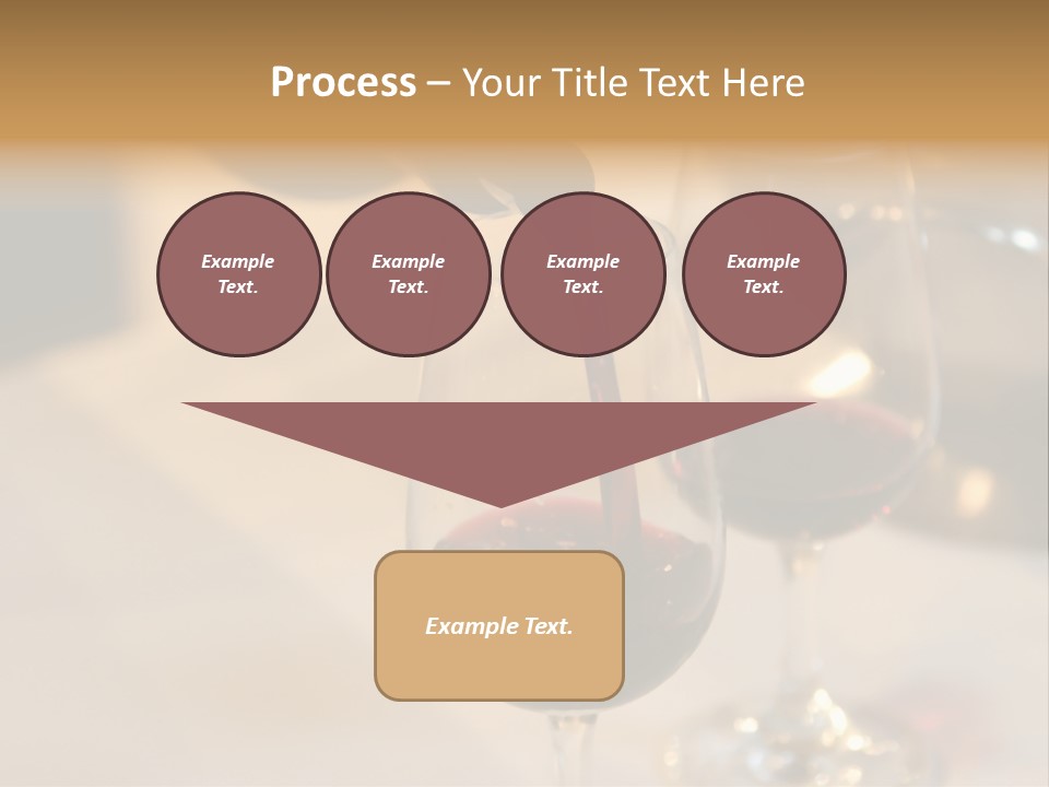 Two Glasses Being Filled With Red Wine At A Tasting Event PowerPoint Template