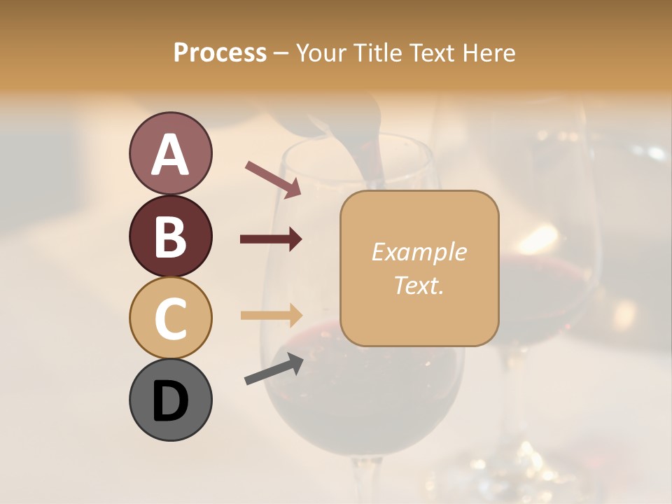 Two Glasses Being Filled With Red Wine At A Tasting Event PowerPoint Template