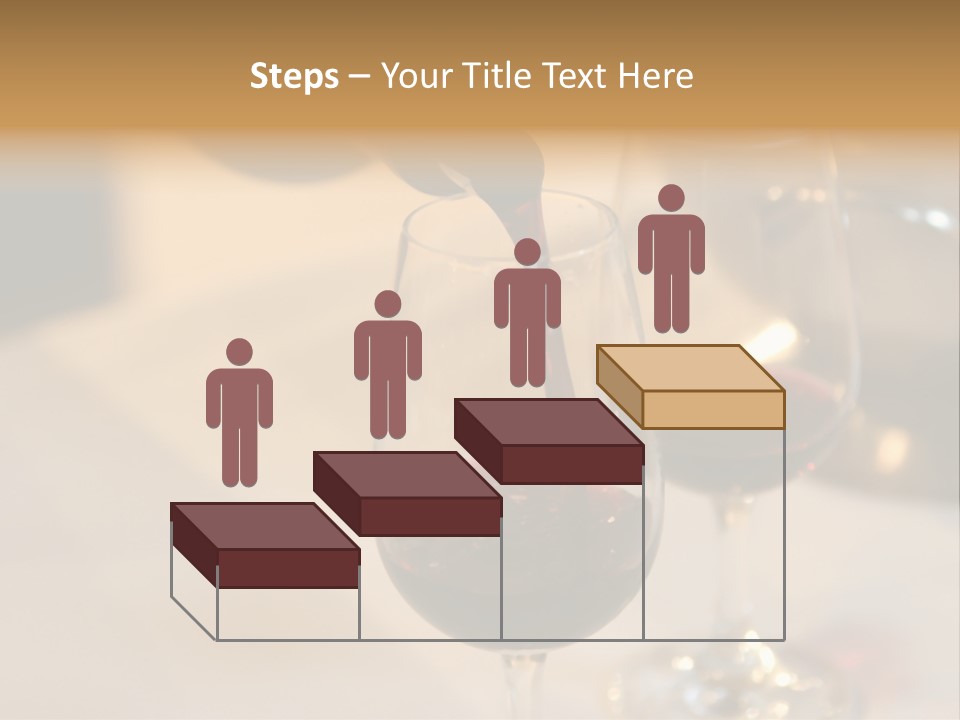 Two Glasses Being Filled With Red Wine At A Tasting Event PowerPoint Template