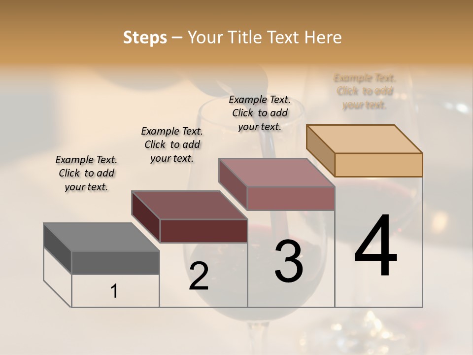 Two Glasses Being Filled With Red Wine At A Tasting Event PowerPoint Template