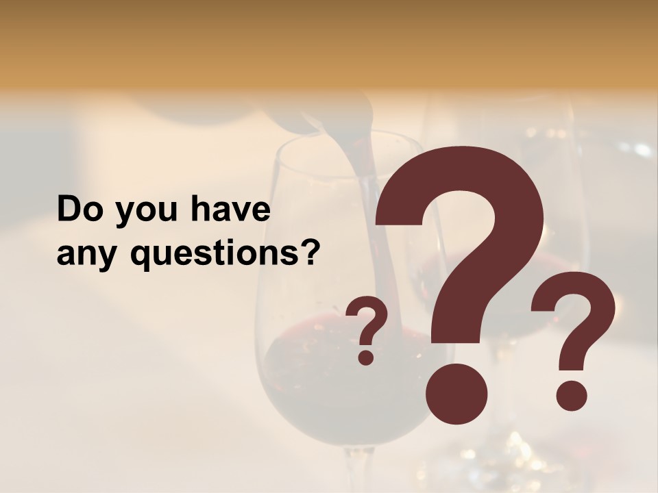 Two Glasses Being Filled With Red Wine At A Tasting Event PowerPoint Template