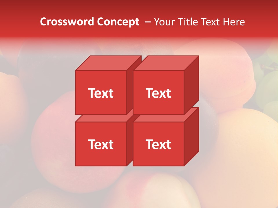 Many Different Colorful Fruits PowerPoint Template