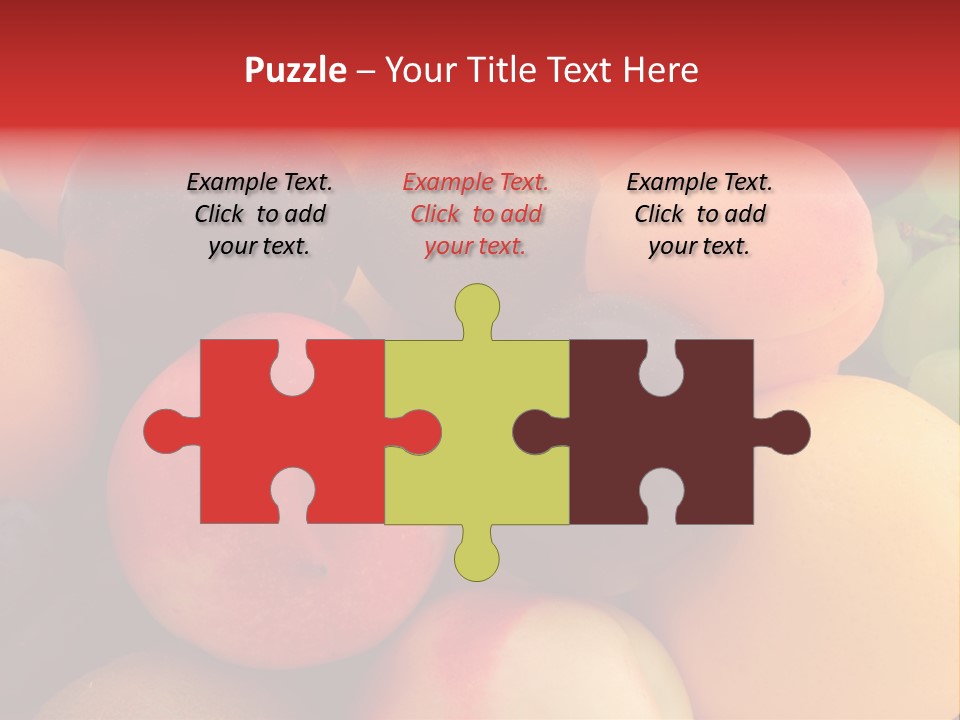 Many Different Colorful Fruits PowerPoint Template