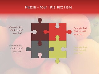Many Different Colorful Fruits PowerPoint Template