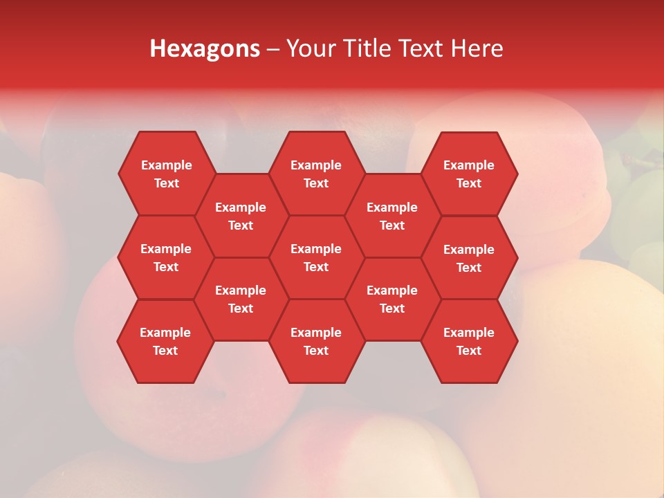 Many Different Colorful Fruits PowerPoint Template