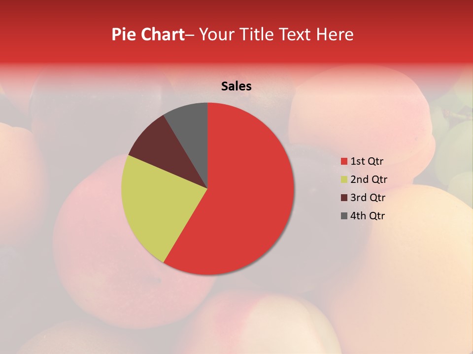 Many Different Colorful Fruits PowerPoint Template