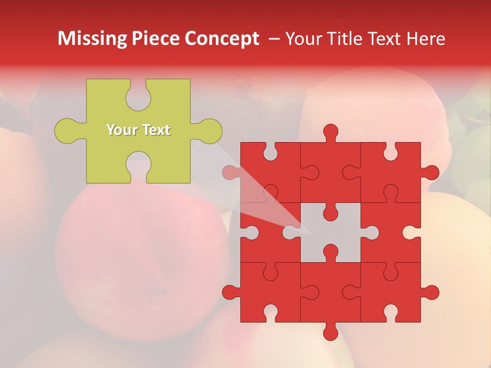 Many Different Colorful Fruits PowerPoint Template