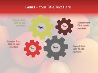 Many Different Colorful Fruits PowerPoint Template