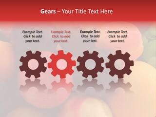 Many Different Colorful Fruits PowerPoint Template