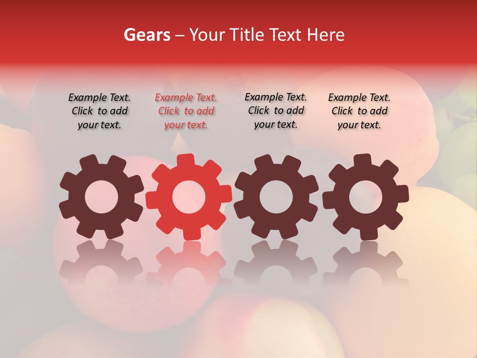 Many Different Colorful Fruits PowerPoint Template