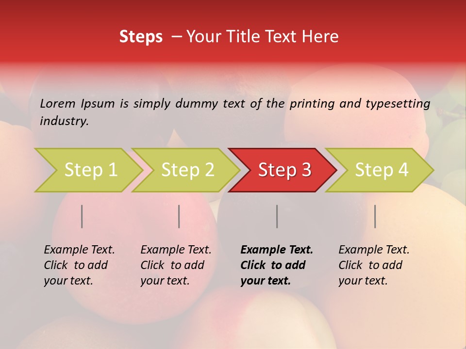 Many Different Colorful Fruits PowerPoint Template