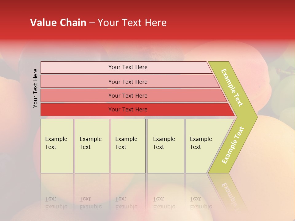 Many Different Colorful Fruits PowerPoint Template