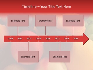 Many Different Colorful Fruits PowerPoint Template