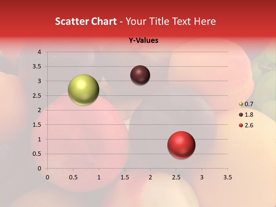 Many Different Colorful Fruits PowerPoint Template