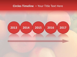 Many Different Colorful Fruits PowerPoint Template