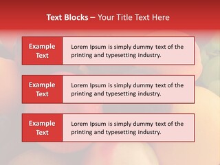 Many Different Colorful Fruits PowerPoint Template