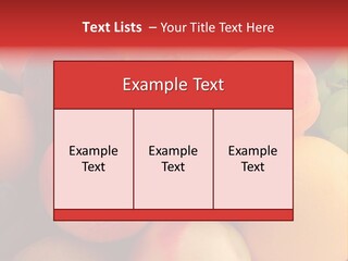 Many Different Colorful Fruits PowerPoint Template