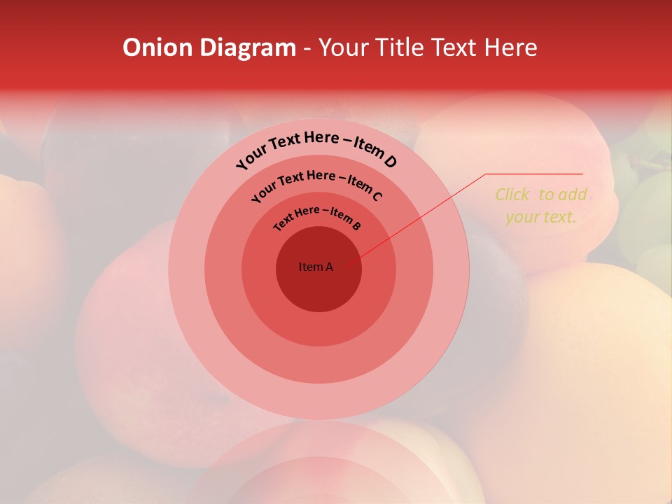 Many Different Colorful Fruits PowerPoint Template