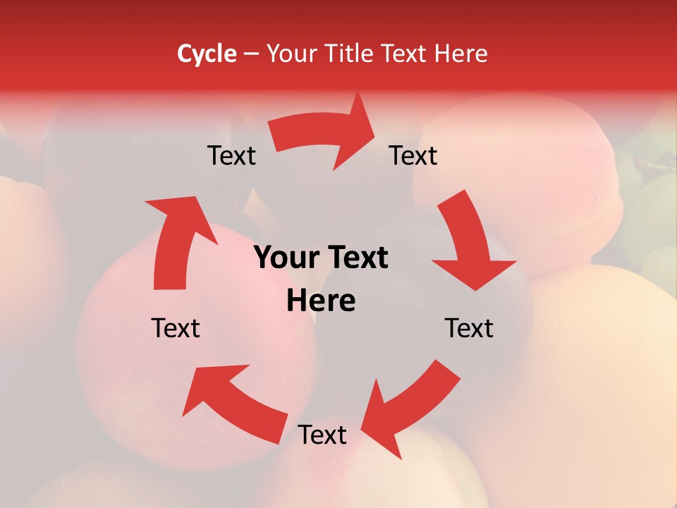 Many Different Colorful Fruits PowerPoint Template
