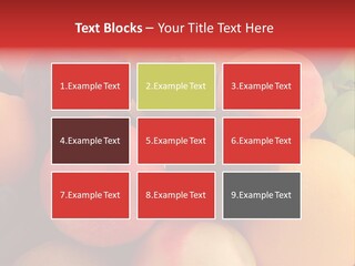 Many Different Colorful Fruits PowerPoint Template