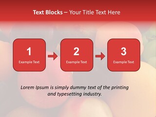 Many Different Colorful Fruits PowerPoint Template