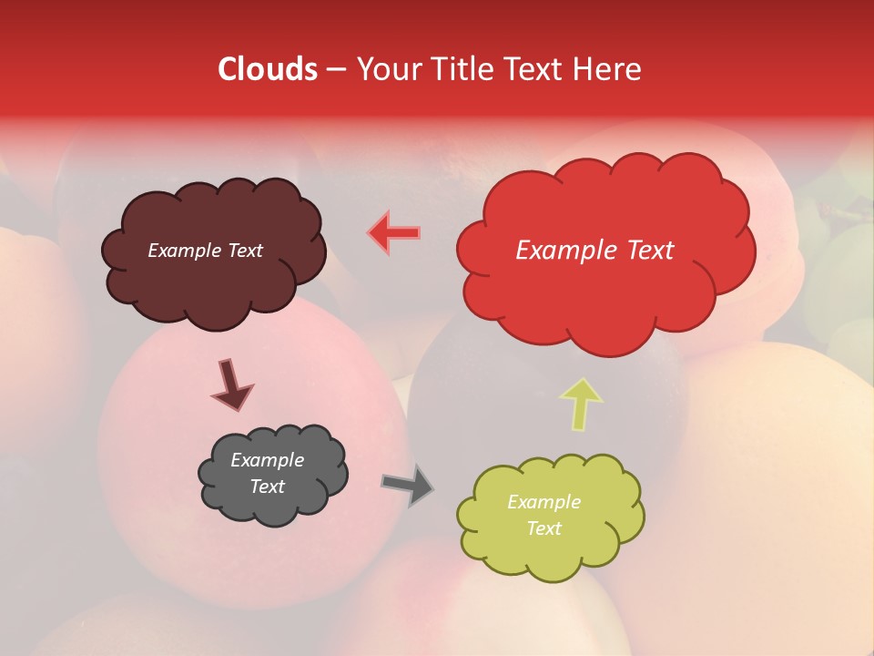 Many Different Colorful Fruits PowerPoint Template