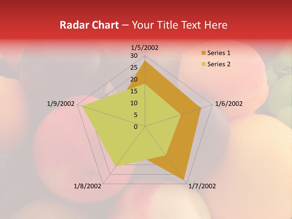 Many Different Colorful Fruits PowerPoint Template
