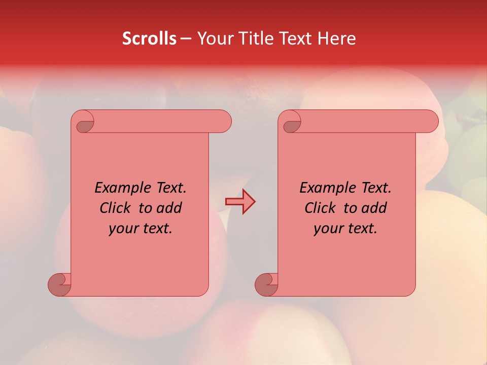 Many Different Colorful Fruits PowerPoint Template