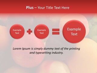 Many Different Colorful Fruits PowerPoint Template
