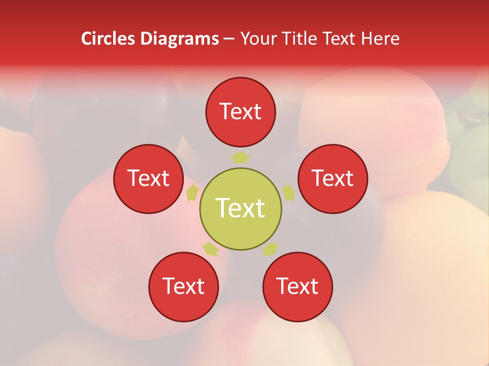 Many Different Colorful Fruits PowerPoint Template