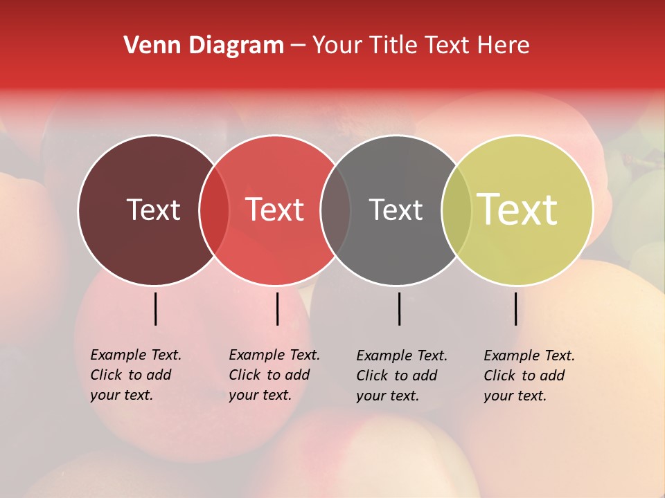 Many Different Colorful Fruits PowerPoint Template