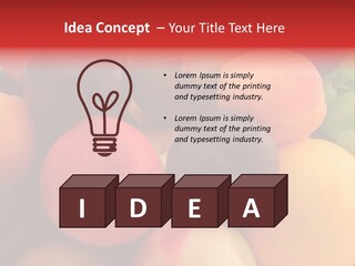 Many Different Colorful Fruits PowerPoint Template