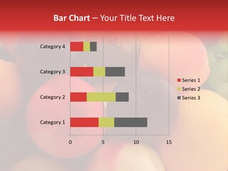 Many Different Colorful Fruits PowerPoint Template
