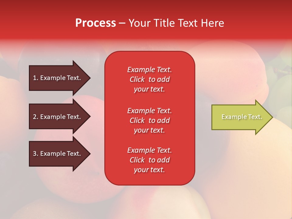 Many Different Colorful Fruits PowerPoint Template