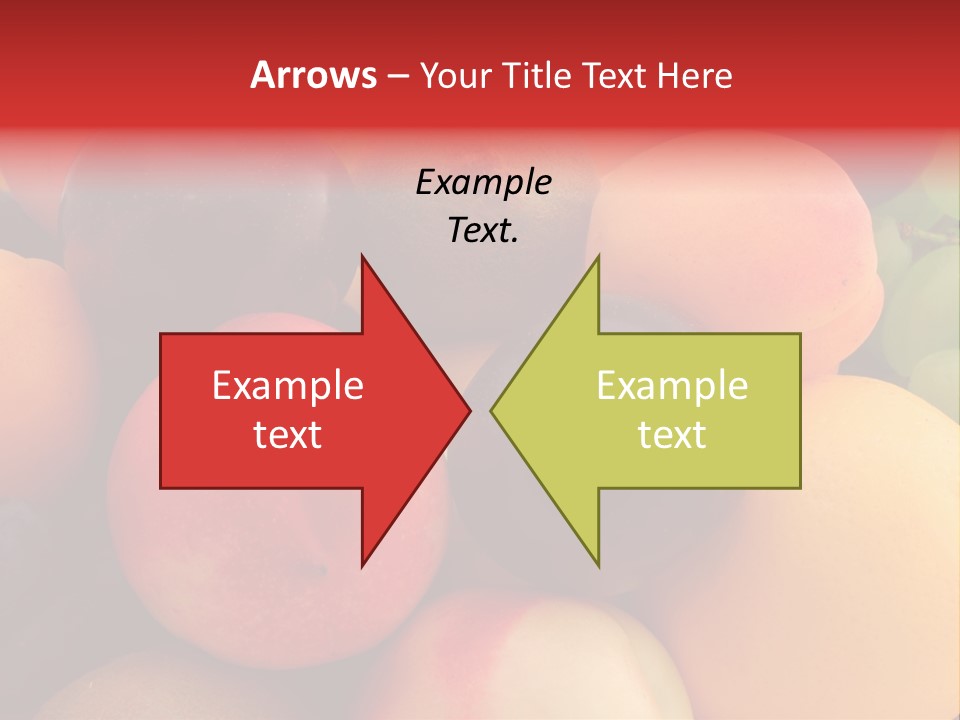 Many Different Colorful Fruits PowerPoint Template