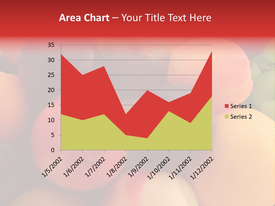 Many Different Colorful Fruits PowerPoint Template