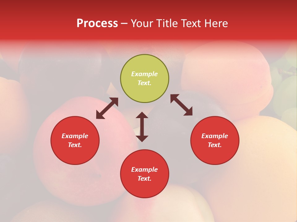 Many Different Colorful Fruits PowerPoint Template