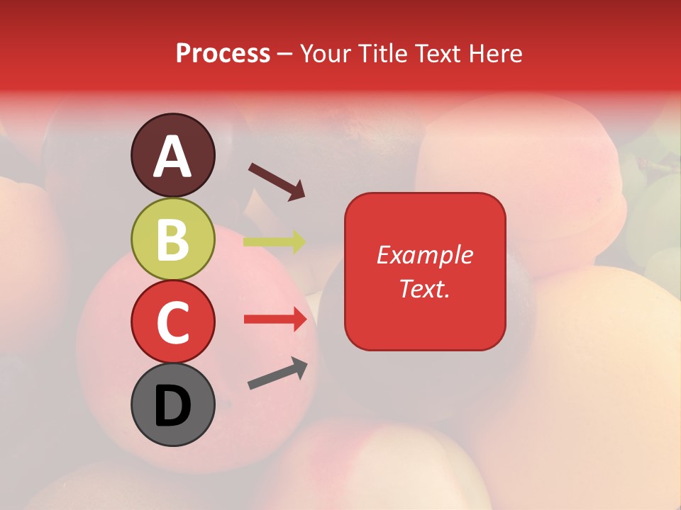 Many Different Colorful Fruits PowerPoint Template