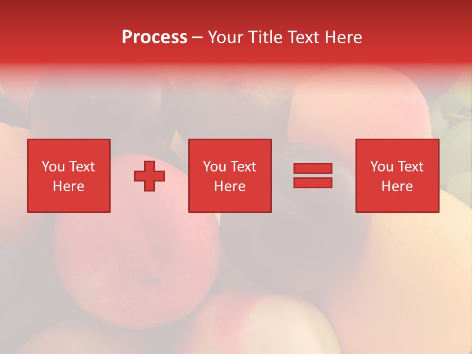 Many Different Colorful Fruits PowerPoint Template
