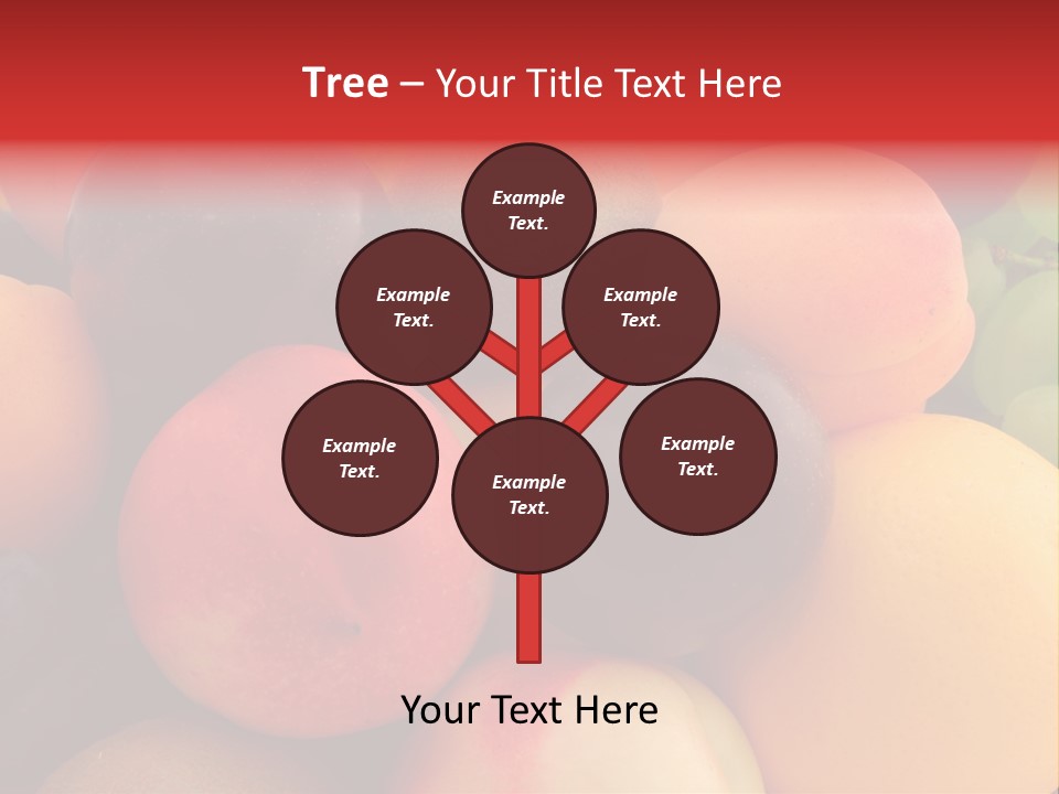 Many Different Colorful Fruits PowerPoint Template