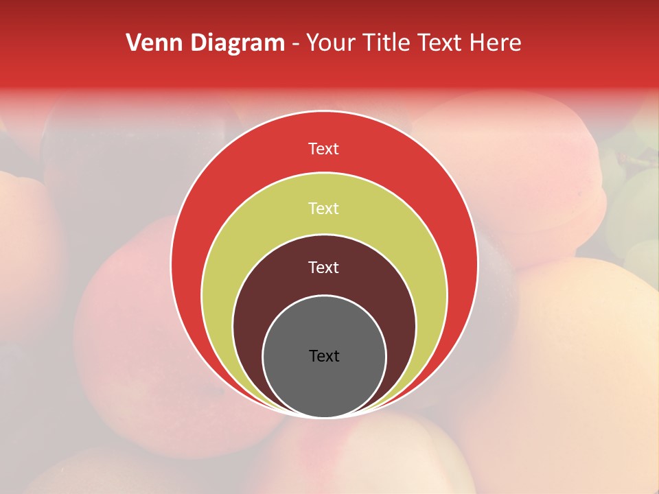 Many Different Colorful Fruits PowerPoint Template