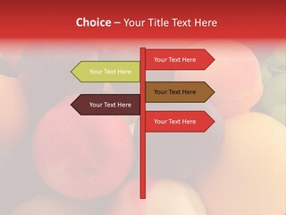 Many Different Colorful Fruits PowerPoint Template