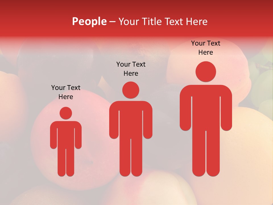 Many Different Colorful Fruits PowerPoint Template