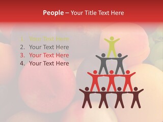 Many Different Colorful Fruits PowerPoint Template