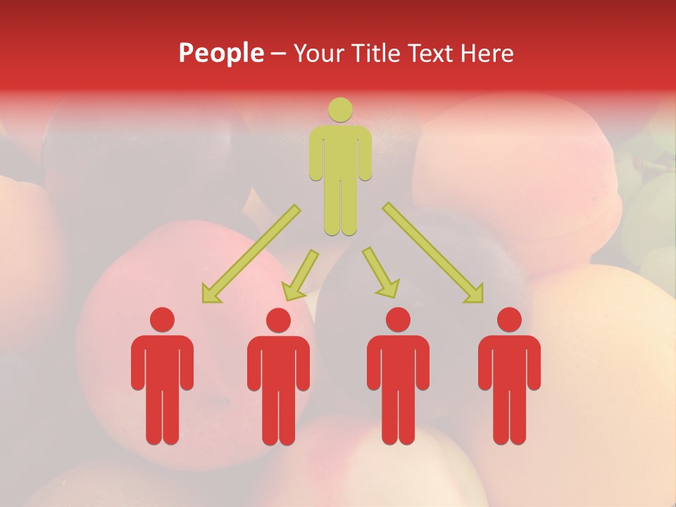 Many Different Colorful Fruits PowerPoint Template