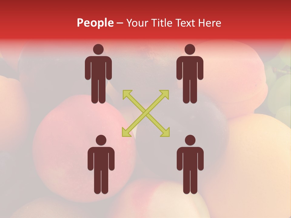 Many Different Colorful Fruits PowerPoint Template