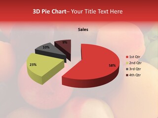 Many Different Colorful Fruits PowerPoint Template