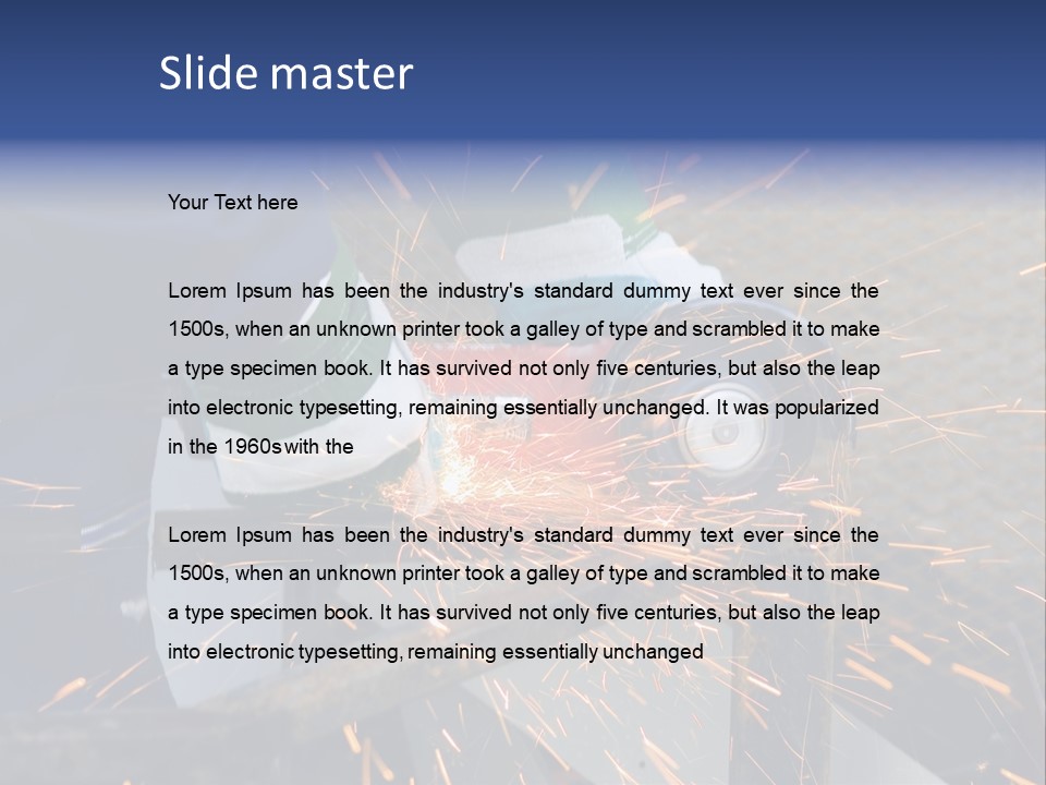 Angle Grinder PowerPoint Template