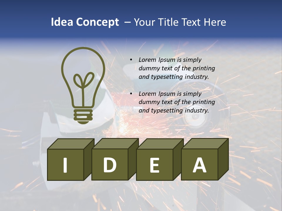 Angle Grinder PowerPoint Template